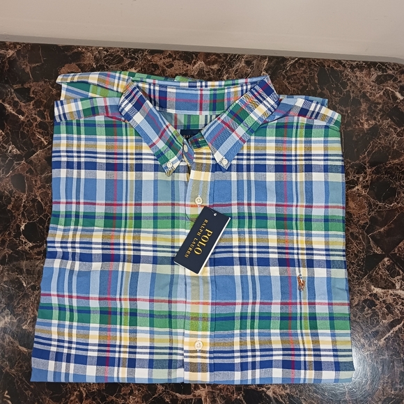 Ralph Lauren Other - Ralph Lauren Classic Plaid Long-Sleeve Button Down Shirt Size 3XLT for Men